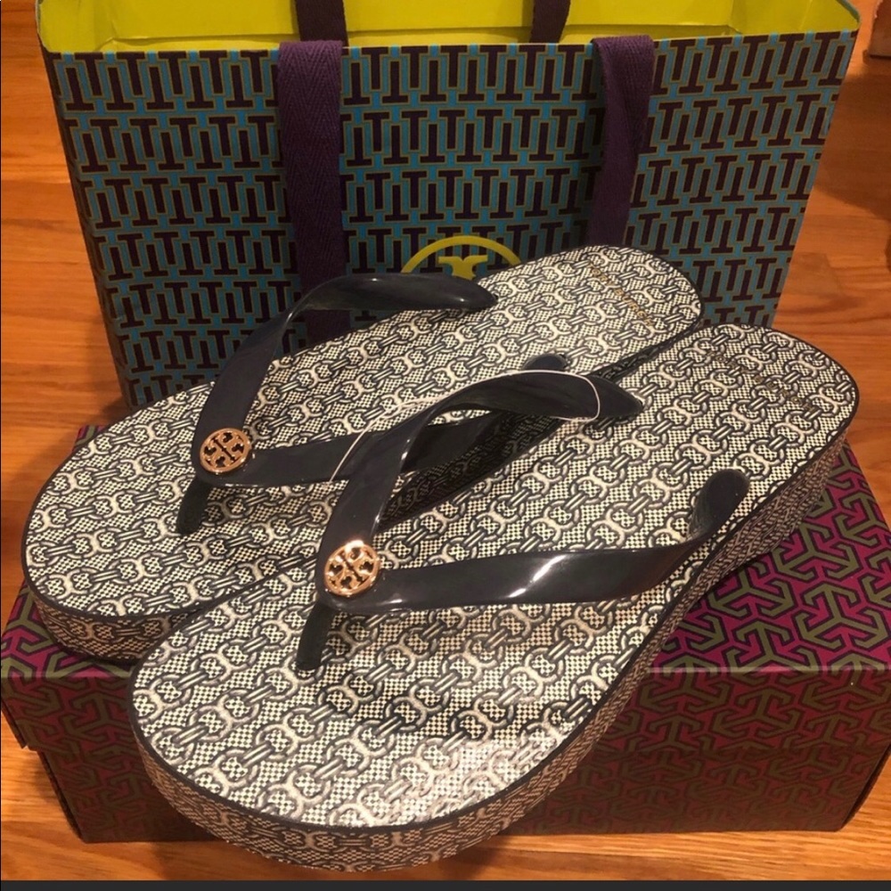 Tory Burch flip flops!